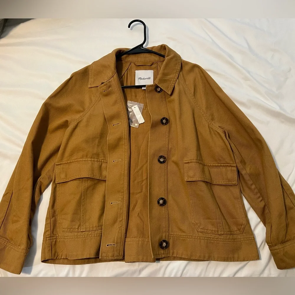 Madewell Camel Utility Jacket - Picture 7 of 7